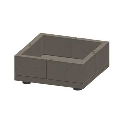 Stone Age Fire Pit Kit Square 42 in. x 42 in. x 15 in. SiteOne